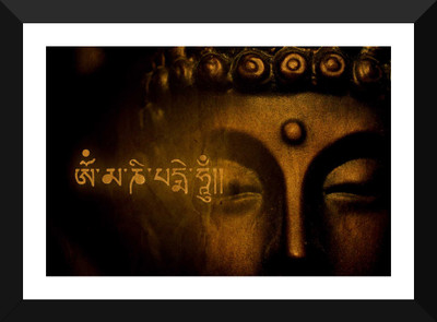 

Tallenge - Divine Buddha - Framed A3 Size Poster Paper Print(17 inch X 12 inch, Framed)