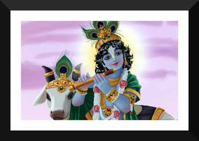 

Tallenge - Digital Indian Art - Muralimanohar - Framed A3 Size Poster Paper Print(17 inch X 12 inch, Framed)