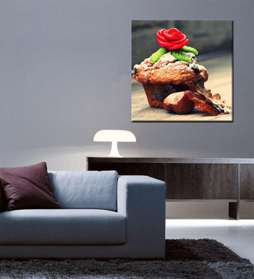 

Tallenge Christmas Collection - Muffin - Gallery Wrap Canvas Art(15 inch X 15 inch, Stretched)