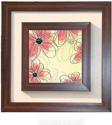 

Lila Painting DVL- S- 587 With Wooden Frame Canvas Art(12 inch X 12 inch)