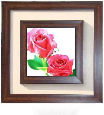 

Lila Painting DVL- S- 326 With Wooden Frame Canvas Art(12 inch X 12 inch)