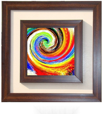 

Lila Painting DVL- M- 828 With Wooden Frame Canvas Art(15 inch X 15 inch)