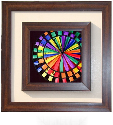 

Lila Painting DVL- M-1051 With Wooden Frame Canvas Art(15 inch X 15 inch)