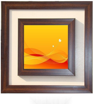 

Lila Painting DVL- S- 580 With Wooden Frame Canvas Art(12 inch X 12 inch)