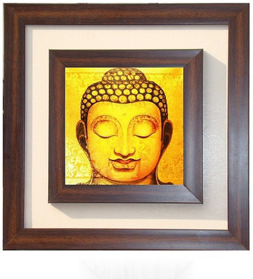 

Lila Painting DVL- S- 653 With Wooden Frame Canvas Art(12 inch X 12 inch)