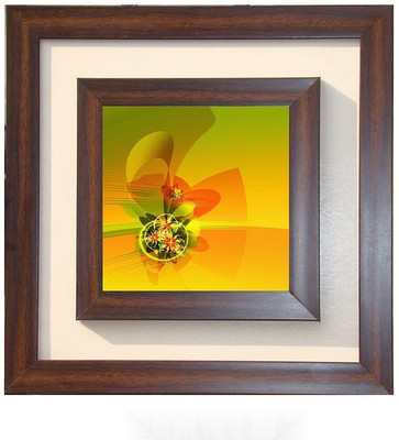 

Lila Painting DVL- M- 250 With Wooden Frame Canvas Art(15 inch X 15 inch)