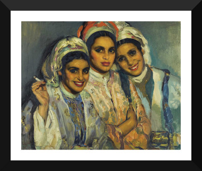

Tallenge - Jose Cruz Herrera - Moroccan Beauties - Framed A3 Size Poster Paper Print(17 inch X 12 inch, Framed)