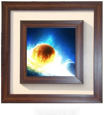 

Lila Painting DVL- L- 646 With Wooden Frame Canvas Art(18 inch X 18 inch)