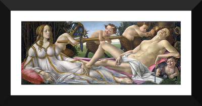 

Tallenge - Sandro Botticelli - Mars and Venus - Framed A3 Size Poster Paper Print(17 inch X 12 inch, Framed)