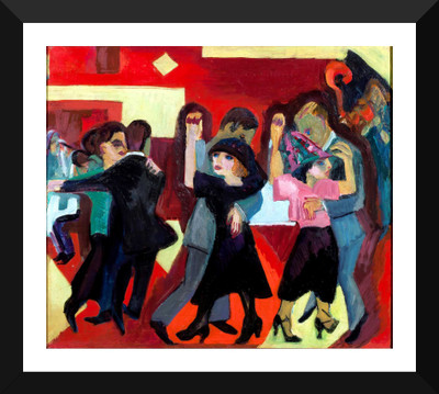 

Tallenge - Contemporary Dancing Couples - Framed A3 Size Poster Paper Print(17 inch X 12 inch, Framed)