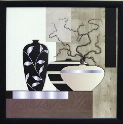 

Abstract Pots Fine Art Print(11 inch X 11 inch, Framed)