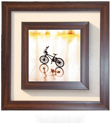 

Lila Painting DVL- S- 716 With Wooden Frame Canvas Art(12 inch X 12 inch)