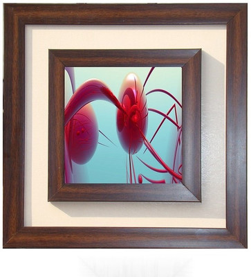 

Lila Painting DVL- L- 518 With Wooden Frame Canvas Art(18 inch X 18 inch)