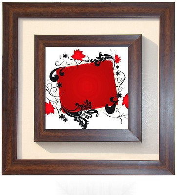 

Lila Painting DVL- S- 787 With Wooden Frame Canvas Art(12 inch X 12 inch)