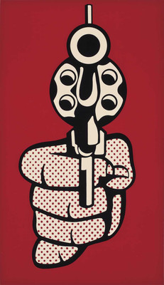 

Tallenge - Roy Lichtenstein - Pistol - Unframed Rolled A3 Size Poster Paper Print(16.5 inch X 11.6 inch, Rolled)