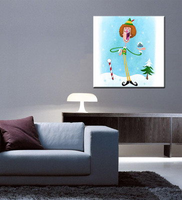 

Tallenge Christmas Collection - Buddy The Elf - Gallery Wrap Canvas Art(15 inch X 15 inch, Stretched)