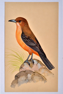 Rajrang Contemporary Oil Painting(7 inch x 4 inch) Rajrang Contemporary Oil Painting(7 inch x 4 inch)