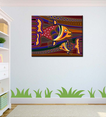 

Tallenge Art For Kids Room Décor - Colorful Fish Art - A3 Size Rolled Poster Paper Print(16.5 inch X 11.7 inch, Rolled)