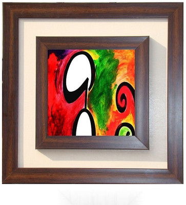 

Lila Painting DVL- S- 503 With Wooden Frame Canvas Art(12 inch X 12 inch)