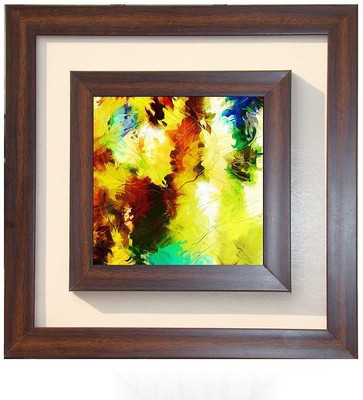 

Lila Painting DVL- L- 542 With Wooden Frame Canvas Art(18 inch X 18 inch)