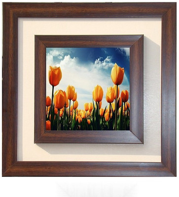 

Lila Painting DVL- S- 465 With Wooden Frame Canvas Art(12 inch X 12 inch)