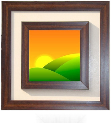 

Lila Painting DVL- S-1130 With Wooden Frame Canvas Art(12 inch X 12 inch)