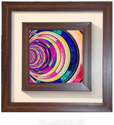 

Lila Painting DVL- S- 526 With Wooden Frame Canvas Art(12 inch X 12 inch)