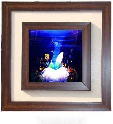

Lila Painting DVL- S- 508 With Wooden Frame Canvas Art(12 inch X 12 inch)