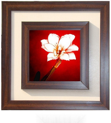 

Lila Painting DVL- M-1101 With Wooden Frame Canvas Art(15 inch X 15 inch)