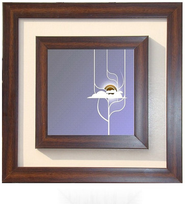 

Lila Painting DVL- S- 706 With Wooden Frame Canvas Art(12 inch X 12 inch)
