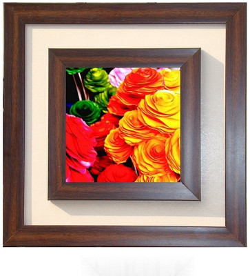 

Lila Painting DVL- L-1132 With Wooden Frame Canvas Art(18 inch X 18 inch)