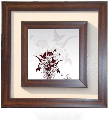 

Lila Painting DVL- S- 708 With Wooden Frame Canvas Art(12 inch X 12 inch)