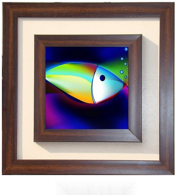 

Lila Painting DVL- L- 820 With Wooden Frame Canvas Art(18 inch X 18 inch)