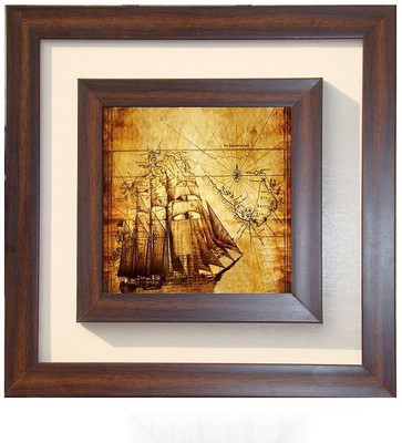

Lila Painting DVL- L- 502 With Wooden Frame Canvas Art(18 inch X 18 inch)