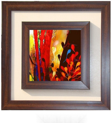 

Lila Painting DVL- L-1036 With Wooden Frame Canvas Art(18 inch X 18 inch)