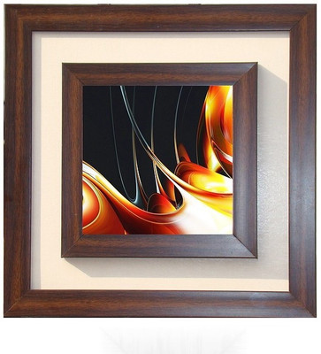 

Lila Painting DVL- M- 617 With Wooden Frame Canvas Art(15 inch X 15 inch)