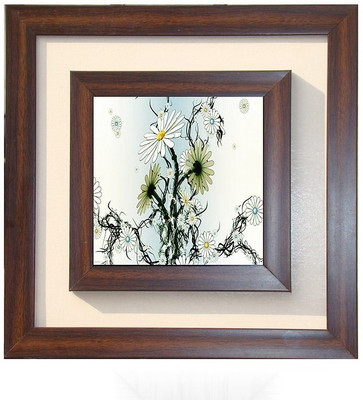 

Lila Painting DVL- S- 321 With Wooden Frame Canvas Art(12 inch X 12 inch)