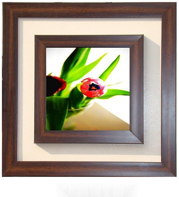 Lila Painting DVL- M- 342 With Wooden Frame Canvas Art(15 inch X 15 inch)