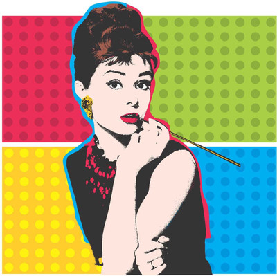 

Tallenge - Pop Art - Andy Warhol - Audrey Hepburn - Unframed Rolled A3 Size Poster Paper Print(16.5 inch X 11.6 inch, Rolled)