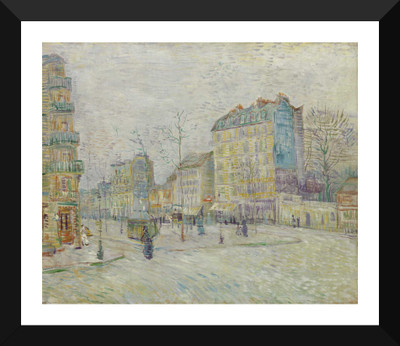 

Tallenge - Van Gogh - Boulevard de Clichy - Framed A3 Size Poster Paper Print(17 inch X 12 inch, Framed)