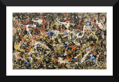 

Tallenge - Jackson Pollock - Convergence - Framed A3 Size Poster Paper Print(17 inch X 12 inch, Framed)