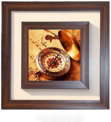 

Lila Painting DVL- S- 824 With Wooden Frame Canvas Art(12 inch X 12 inch)