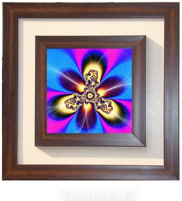 

Lila Painting DVL- M- 514 With Wooden Frame Canvas Art(15 inch X 15 inch)