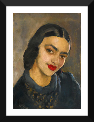

Tallenge - Amrita Shergil - Selt-Portrait - Framed A3 Size Poster Paper Print(17 inch X 12 inch, Framed)