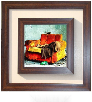 

Lila Painting DVL- M-1004 With Wooden Frame Canvas Art(15 inch X 15 inch)