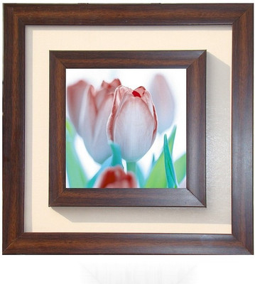 

Lila Painting DVL- S- 665 With Wooden Frame Canvas Art(12 inch X 12 inch)