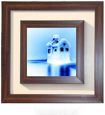 

Lila Painting DVL- M- 619 With Wooden Frame Canvas Art(15 inch X 15 inch)