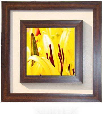 

Lila Painting DVL- L- 375 With Wooden Frame Canvas Art(18 inch X 18 inch)