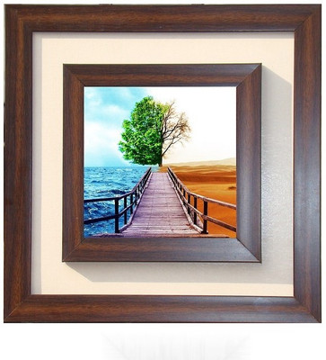 

Lila Painting DVL- M- 221 With Wooden Frame Canvas Art(15 inch X 15 inch)