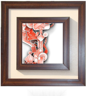

Lila Painting DVL- L- 548 With Wooden Frame Canvas Art(18 inch X 18 inch)